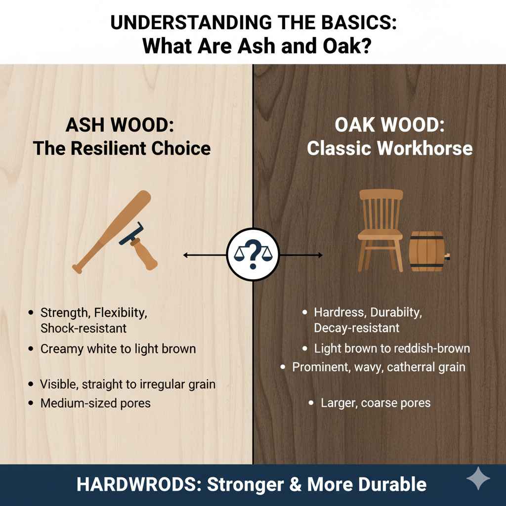 What Are Ash and Oak