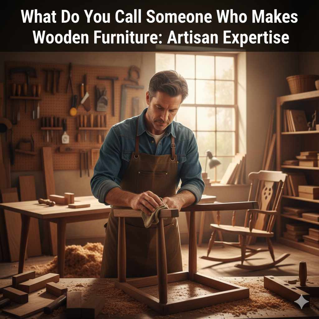 What Do You Call Someone Who Makes Wooden Furniture: Artisan Expertise