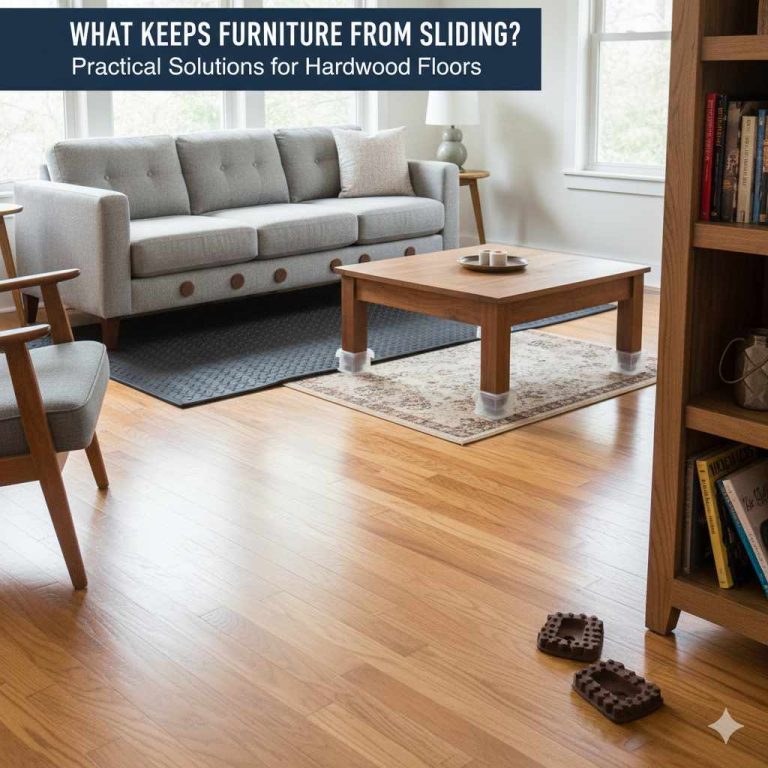 What Keeps Furniture from Sliding on Hardwood Floors