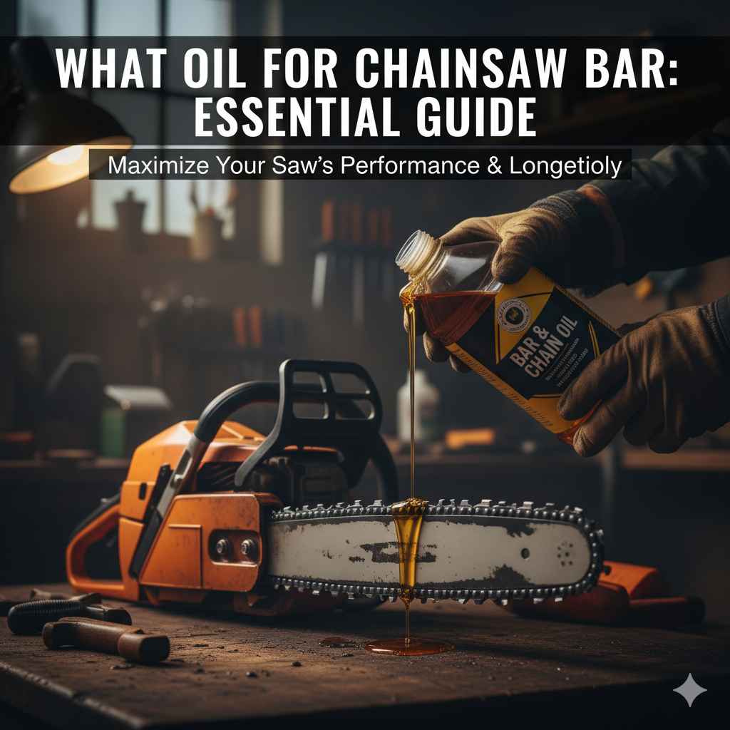 What Oil for Chainsaw Bar