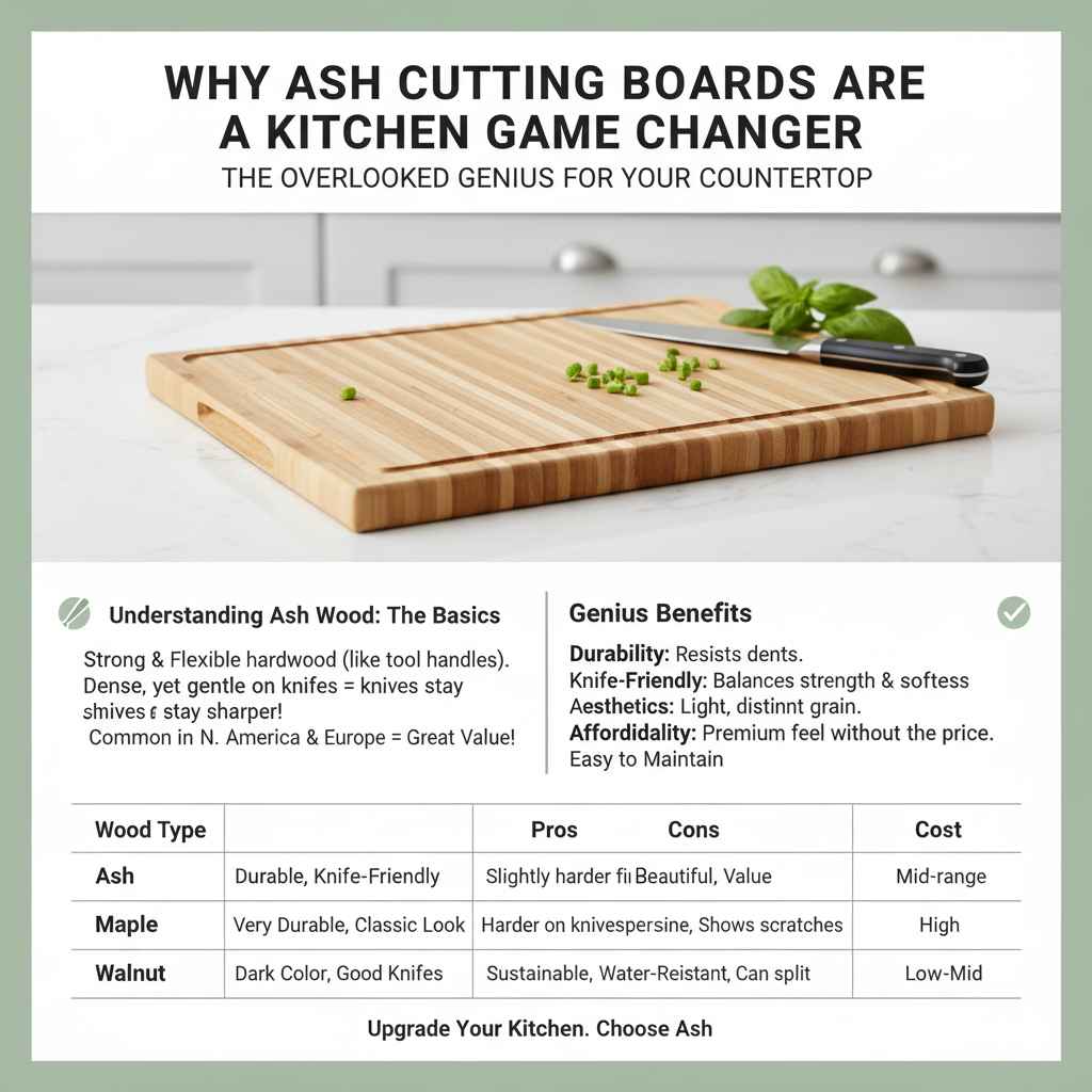 Why Ash Cutting Boards Are a Kitchen Game Changer