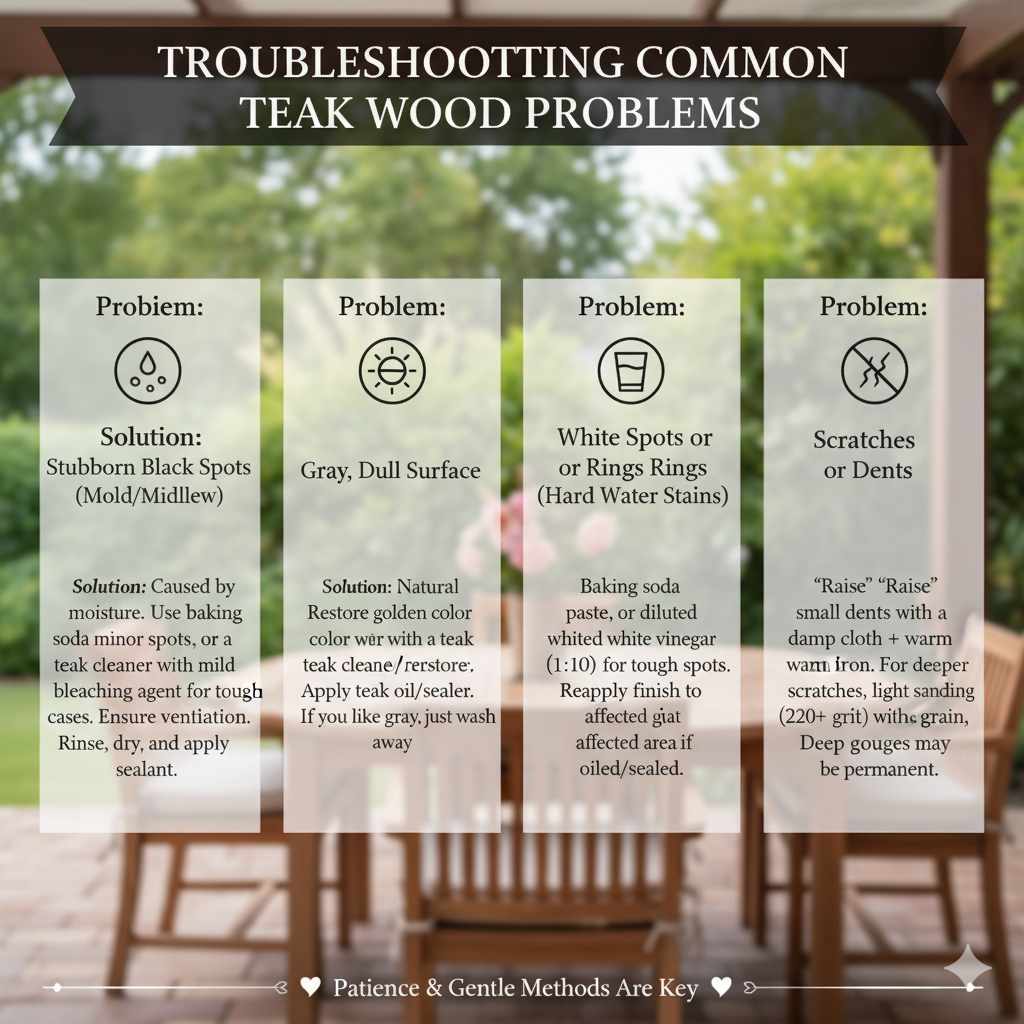 Troubleshooting Common Teak Wood Problems