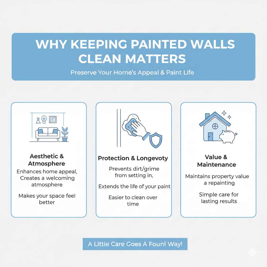 Why Keeping Painted Walls Clean Matters
