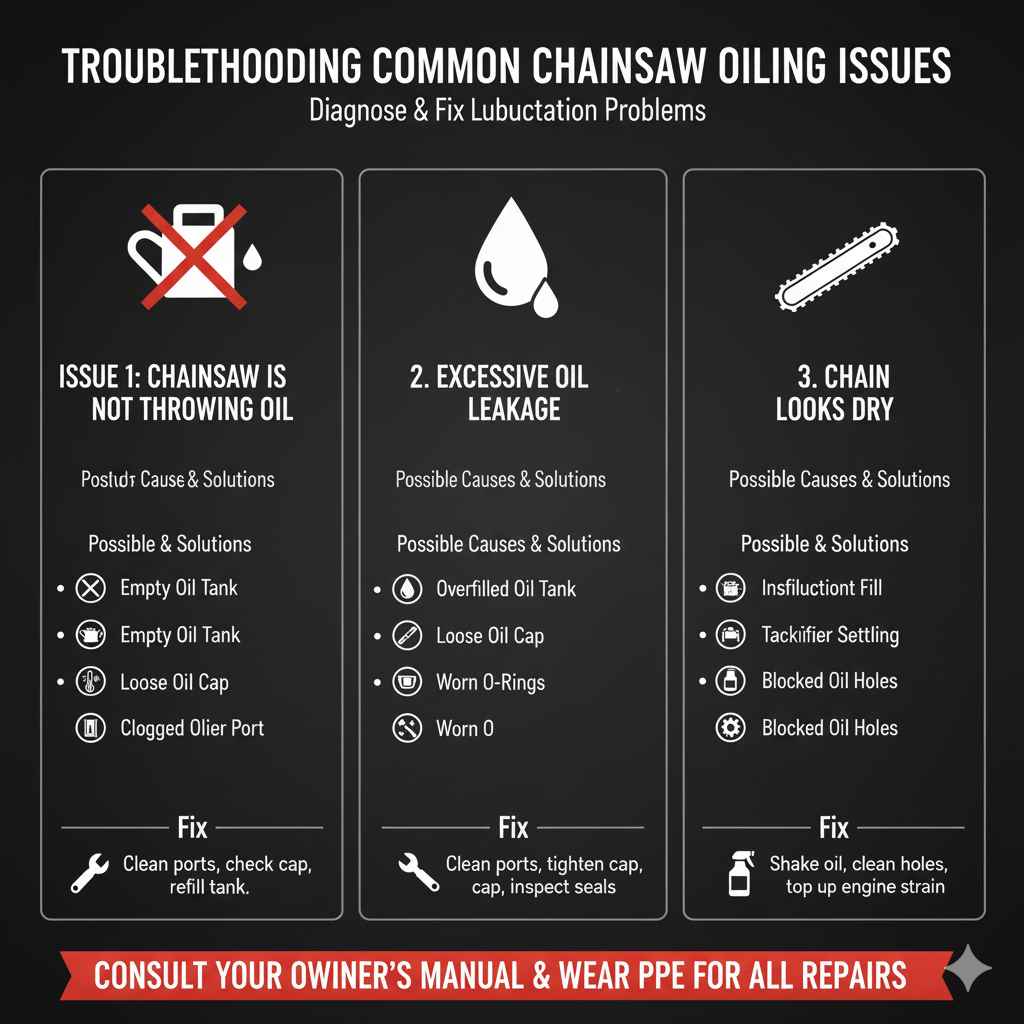 Troubleshooting Common Chainsaw Oiling Issues