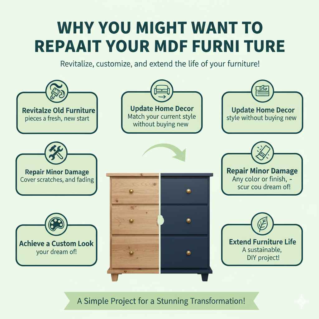 Why You Might Want to Repaint Your MDF Furniture
