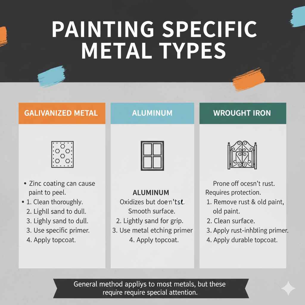 Painting Specific Metal Types