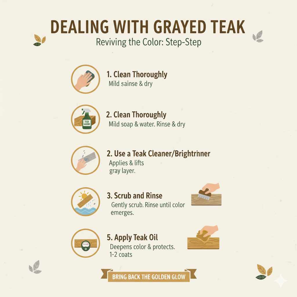 Dealing with Grayed Teak