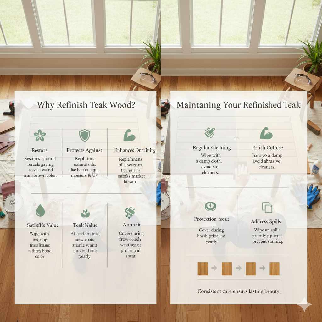 Why Refinish Teak Wood