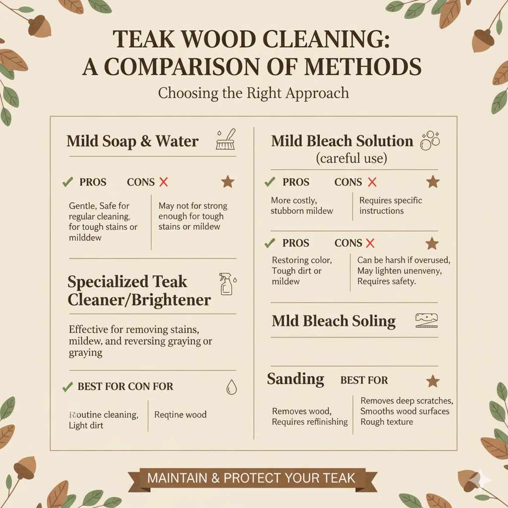 Teak Wood Cleaning