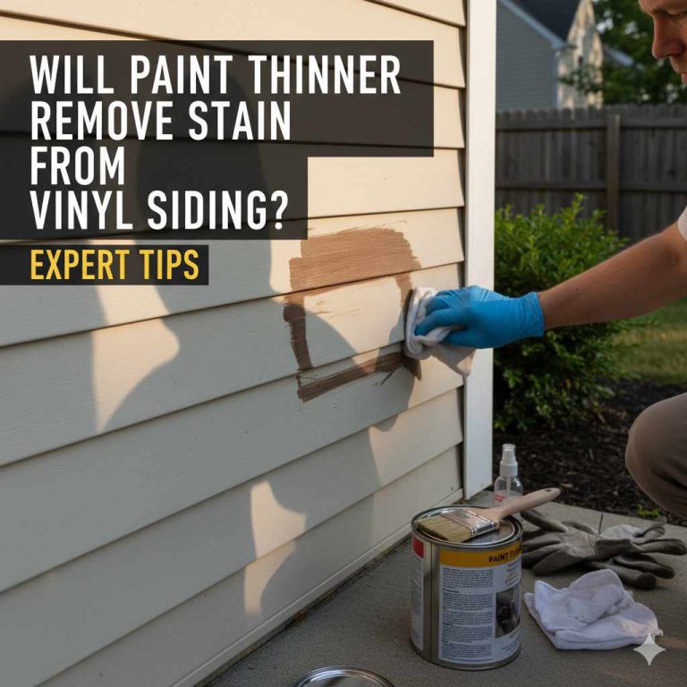 Will Paint Thinner Remove Stain from Vinyl Siding