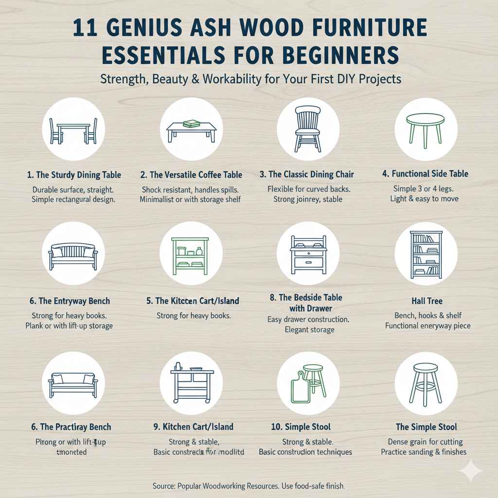 11 Genius Ash Wood Furniture Essentials for Beginners
