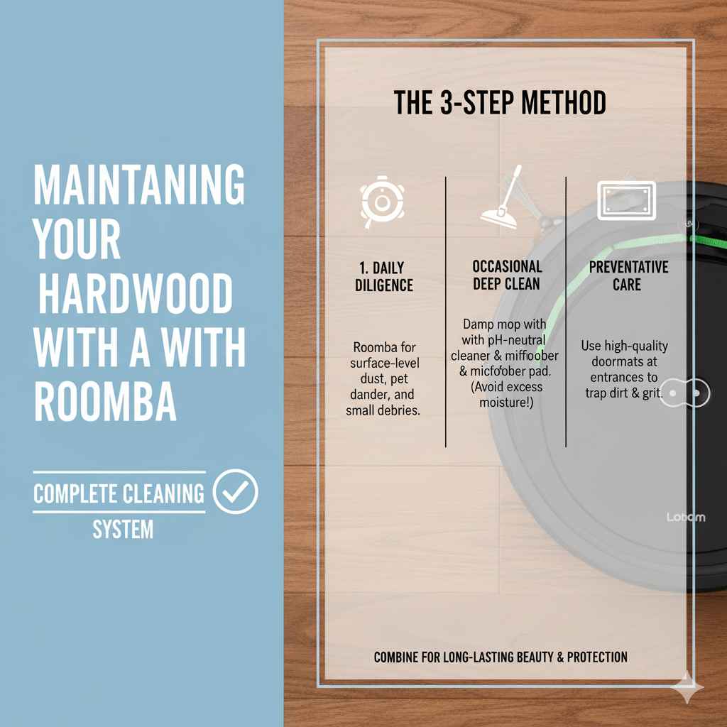 Maintaining Your Hardwood Floors with a Roomba