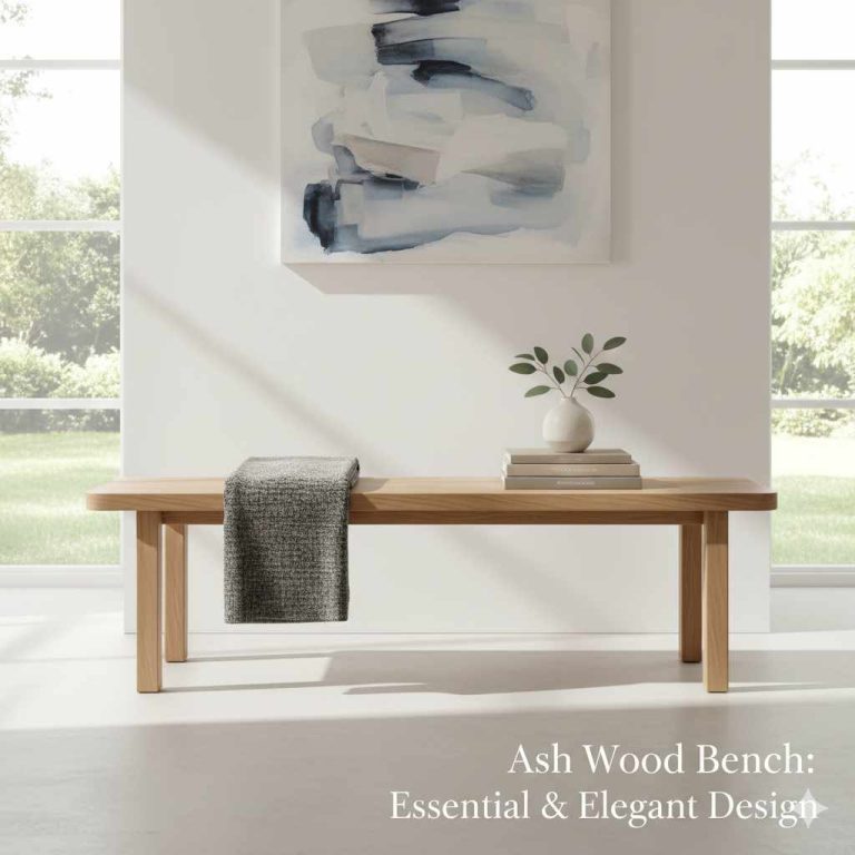 Ash Wood Bench