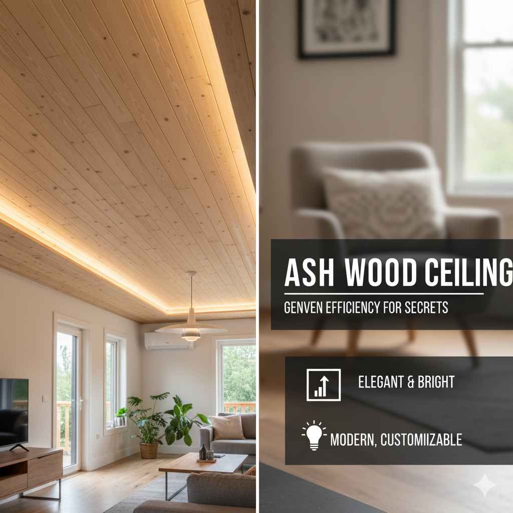 Ash Wood Ceiling