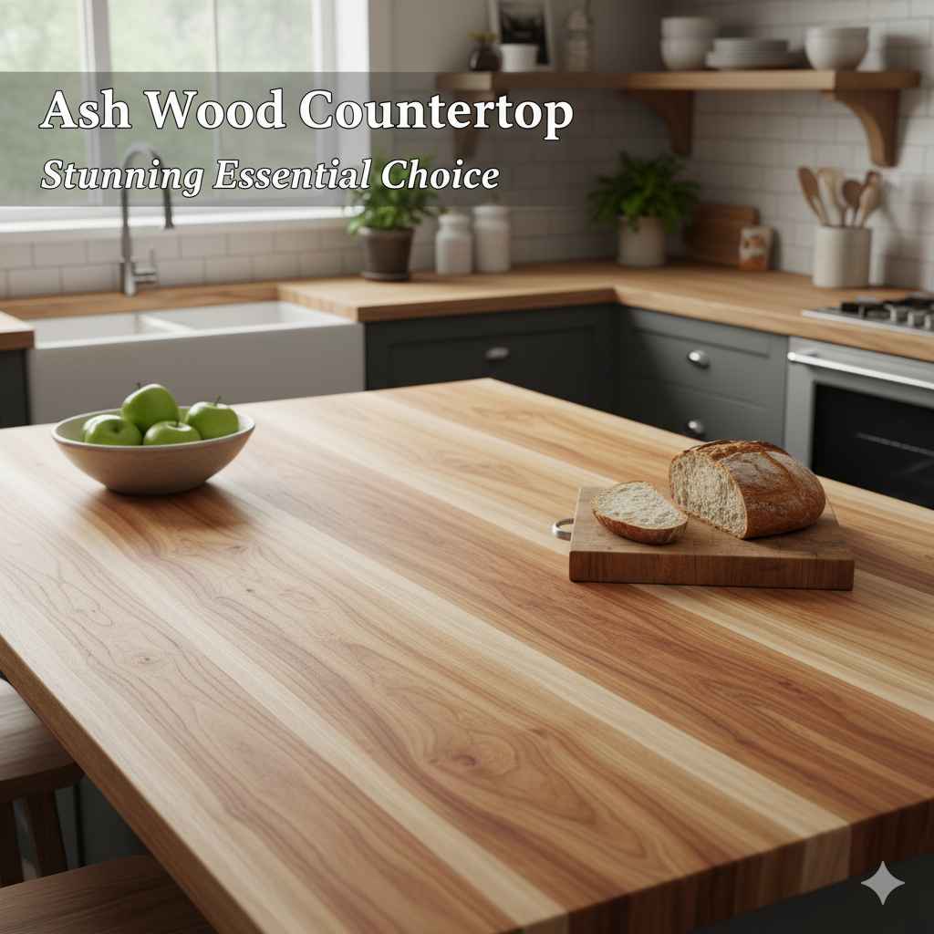Ash Wood Counter Top