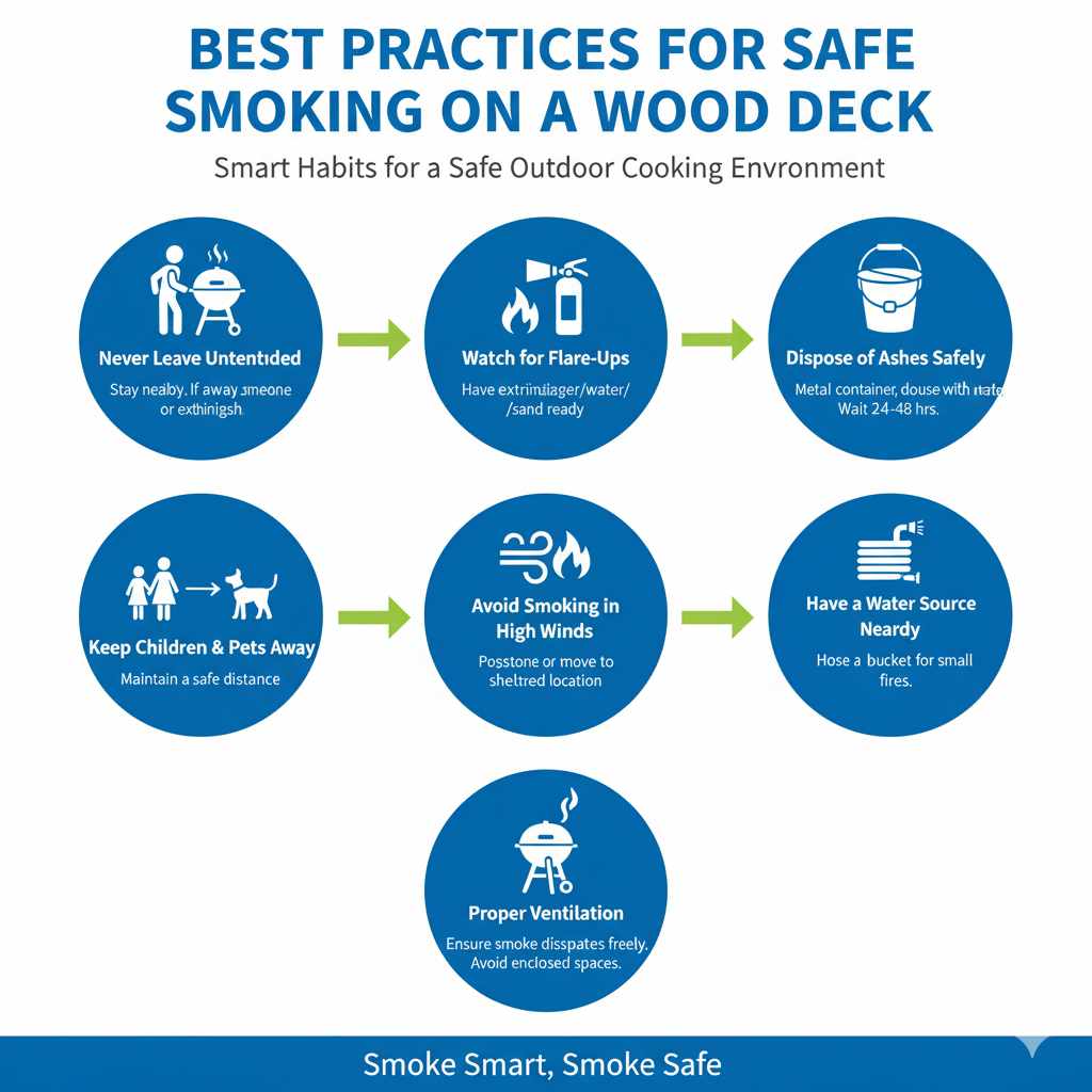 Best Practices for Safe Smoking on a Wood Deck