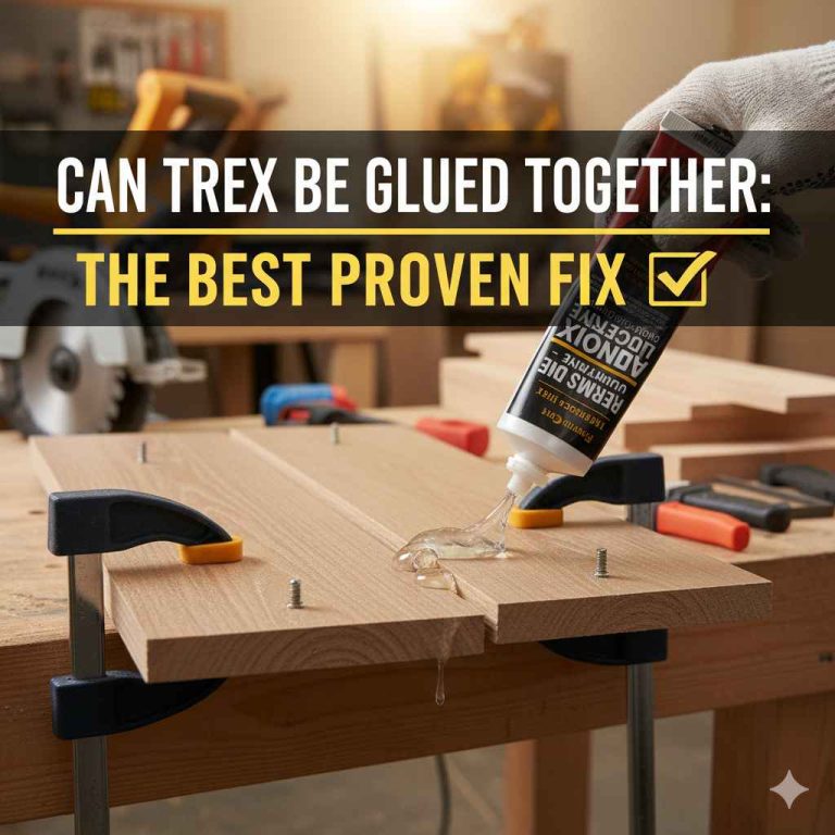 Can Trex Be Glued Together