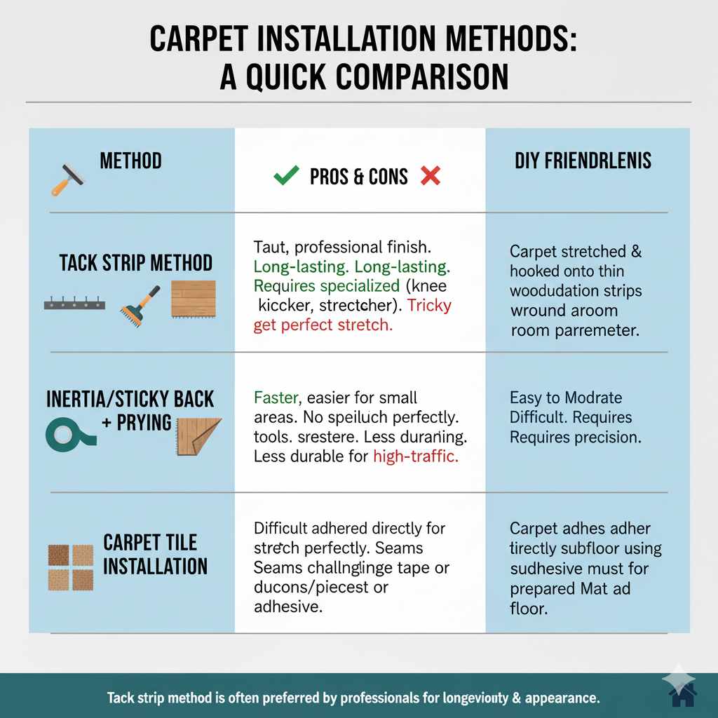 Carpet Installation Methods