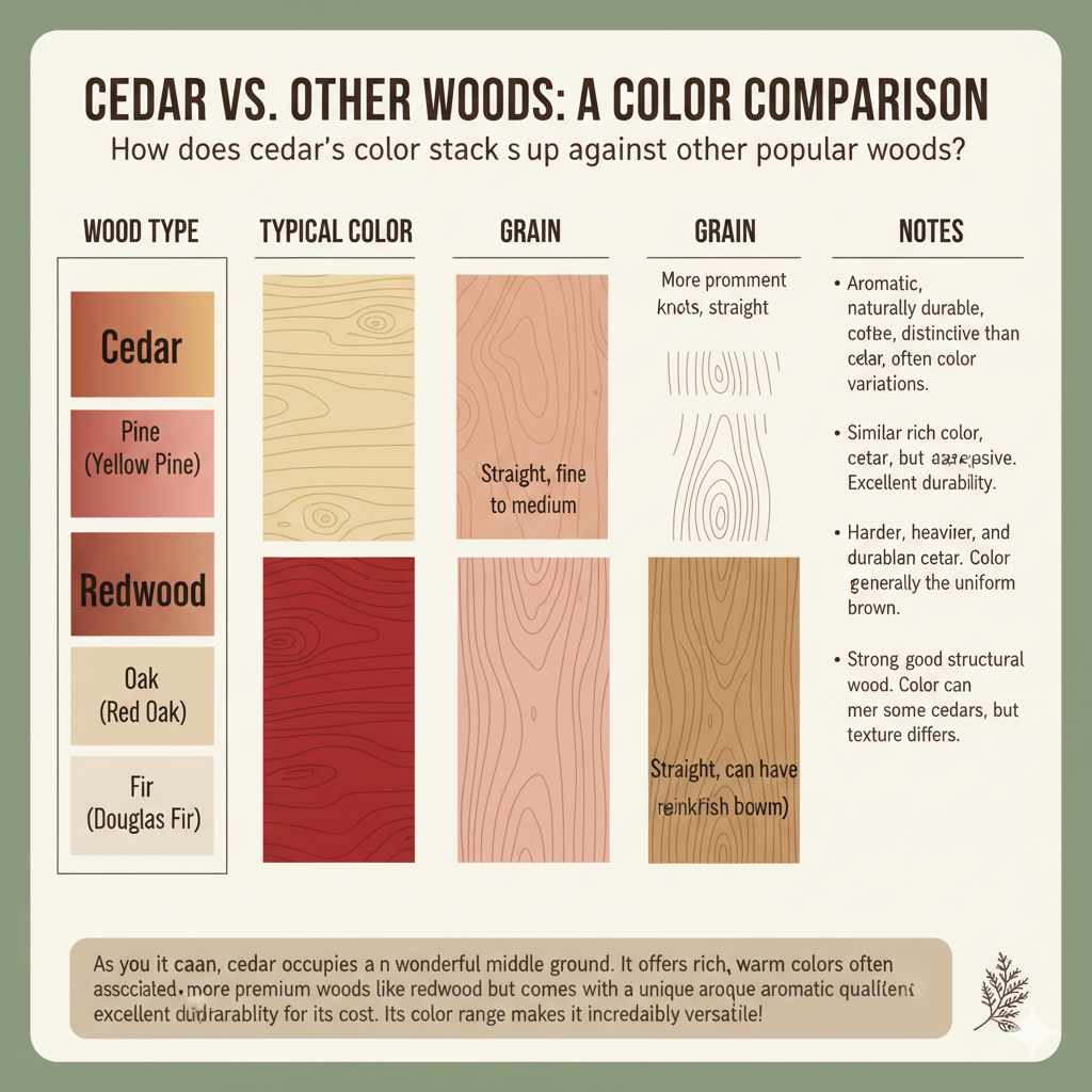 Cedar vs. Other Woods 