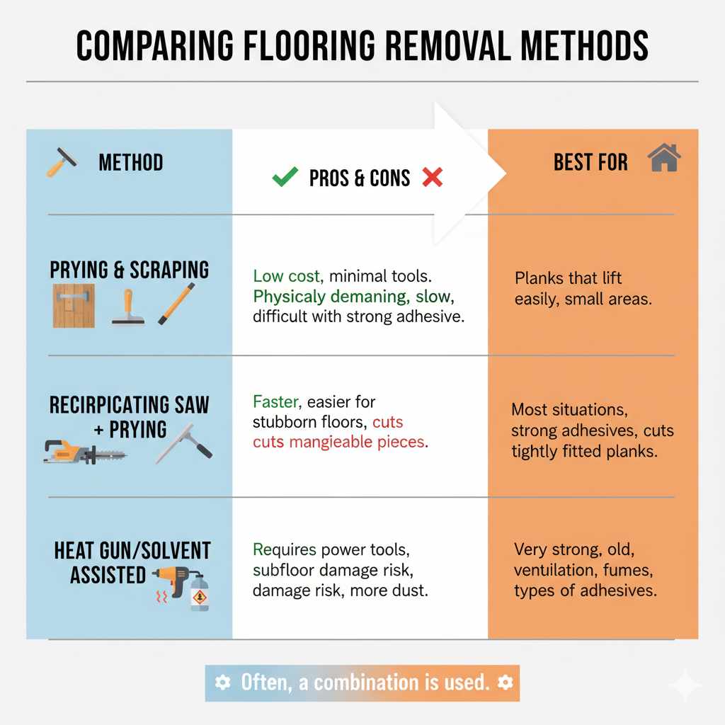 Comparing Removal Methods