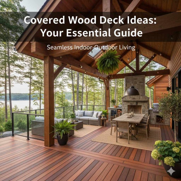 Covered Wood Deck Ideas