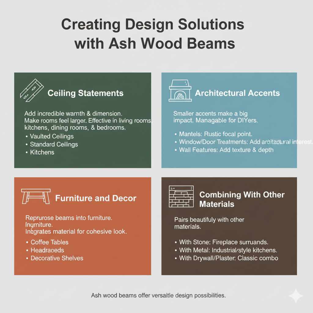 Creating Design Solutions with Ash Wood Beams