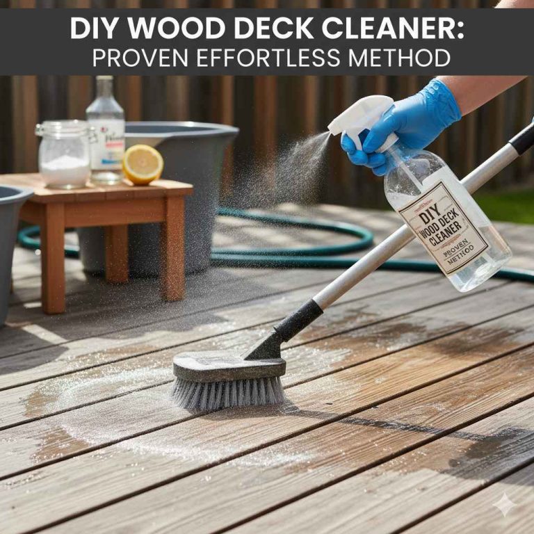 DIY Wood Deck Cleaner