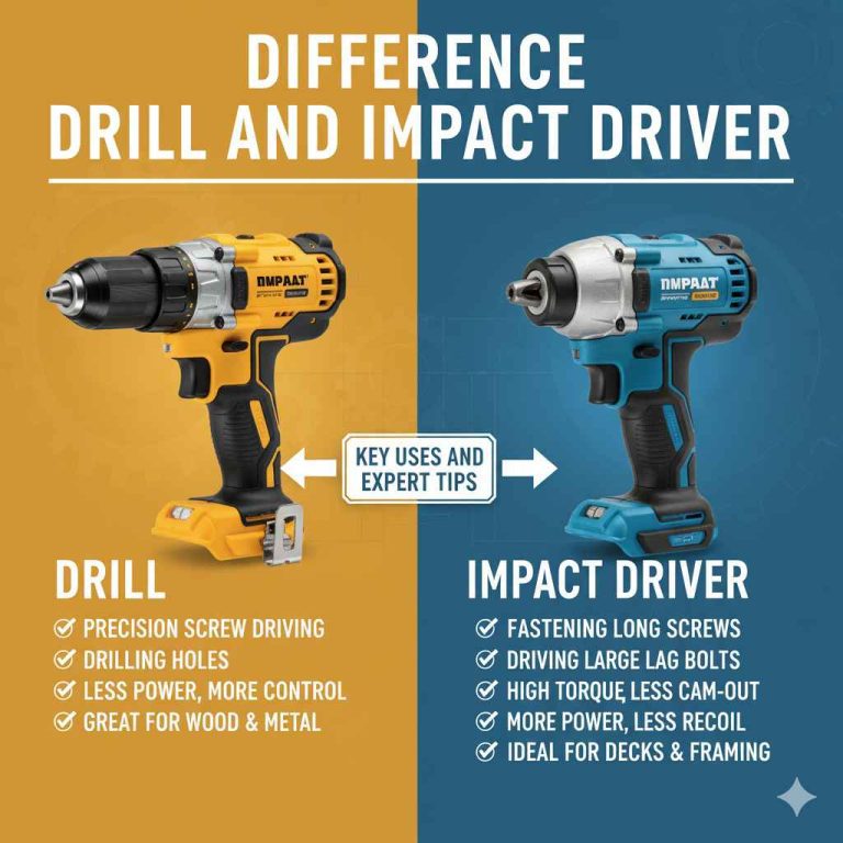 Difference Drill And Impact Driver