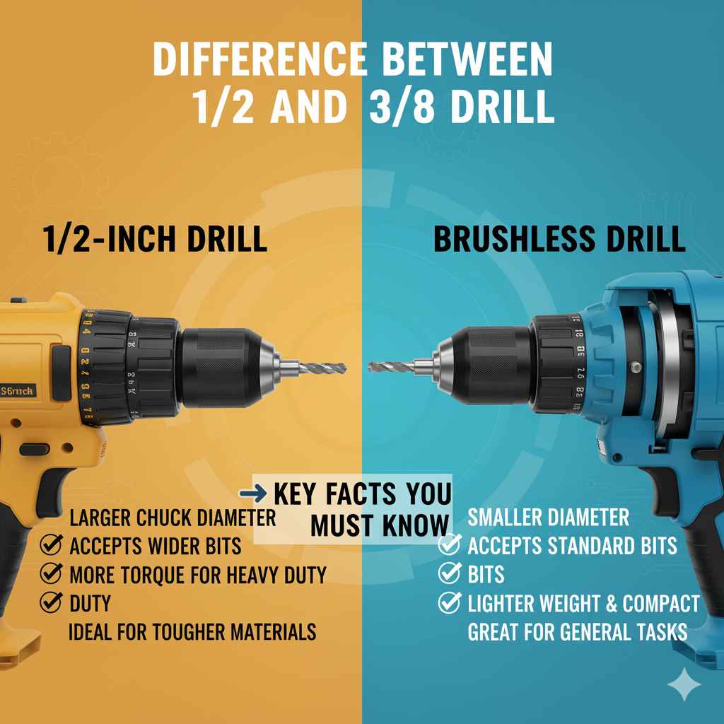 Difference between 12 And 38 Drill