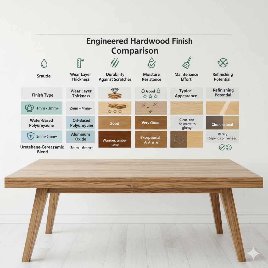Engineered Hardwood Finish Comparison