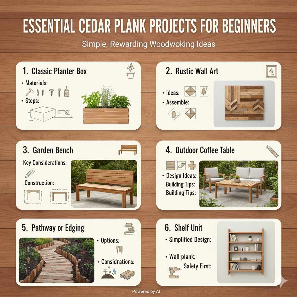 Essential Cedar Plank Projects for Beginners 