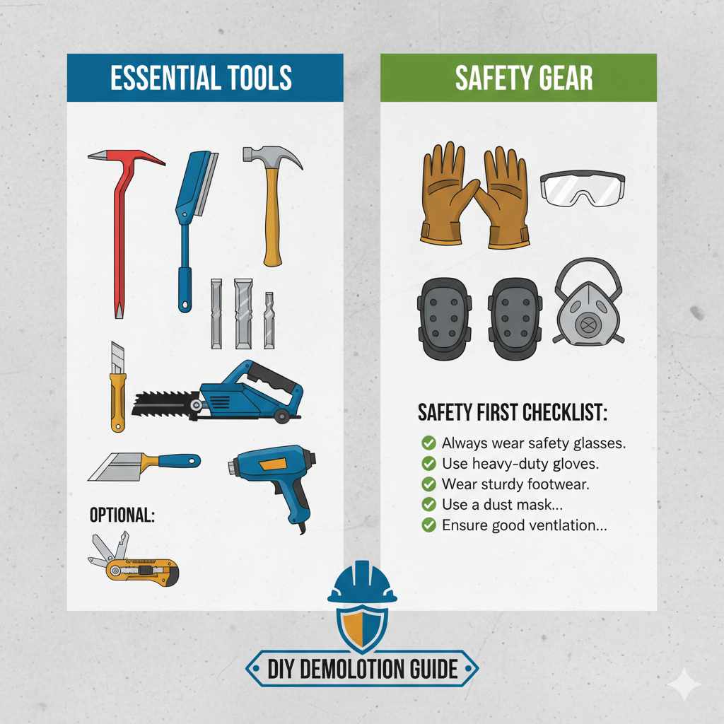 Gathering Your Essential Tools and Safety Gear