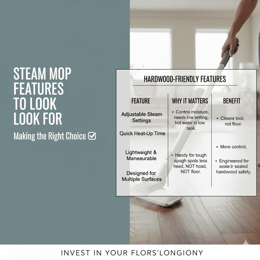 Steam Mop Features to Look For (if you decide to buy one)