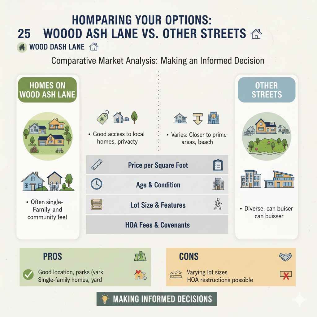 Homes on Wood Ash Lane vs. Other Street