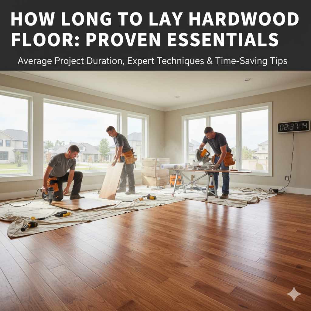 How Long To Lay Hardwood Floor