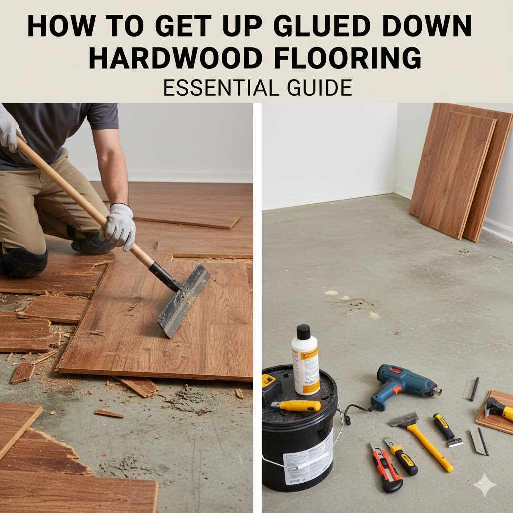 How To Get Up Glued Down Hardwood Flooring