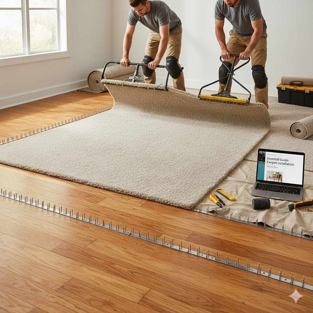 How To Install Carpet On Hardwood Floor