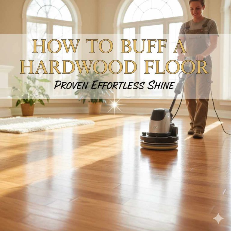 How to Buff a Hardwood Floor: Proven Effortless Shine