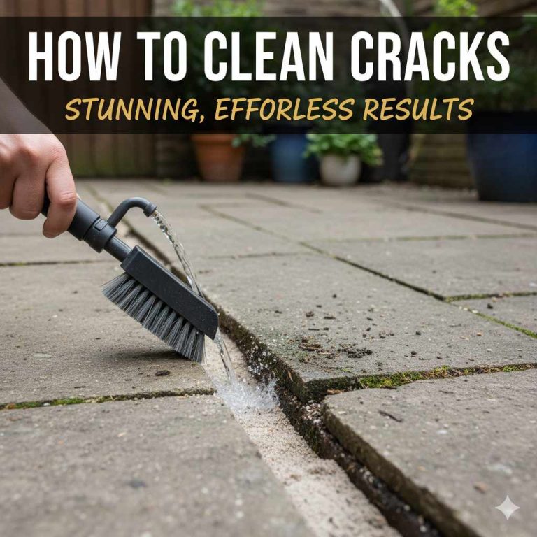 How to Clean Cracks
