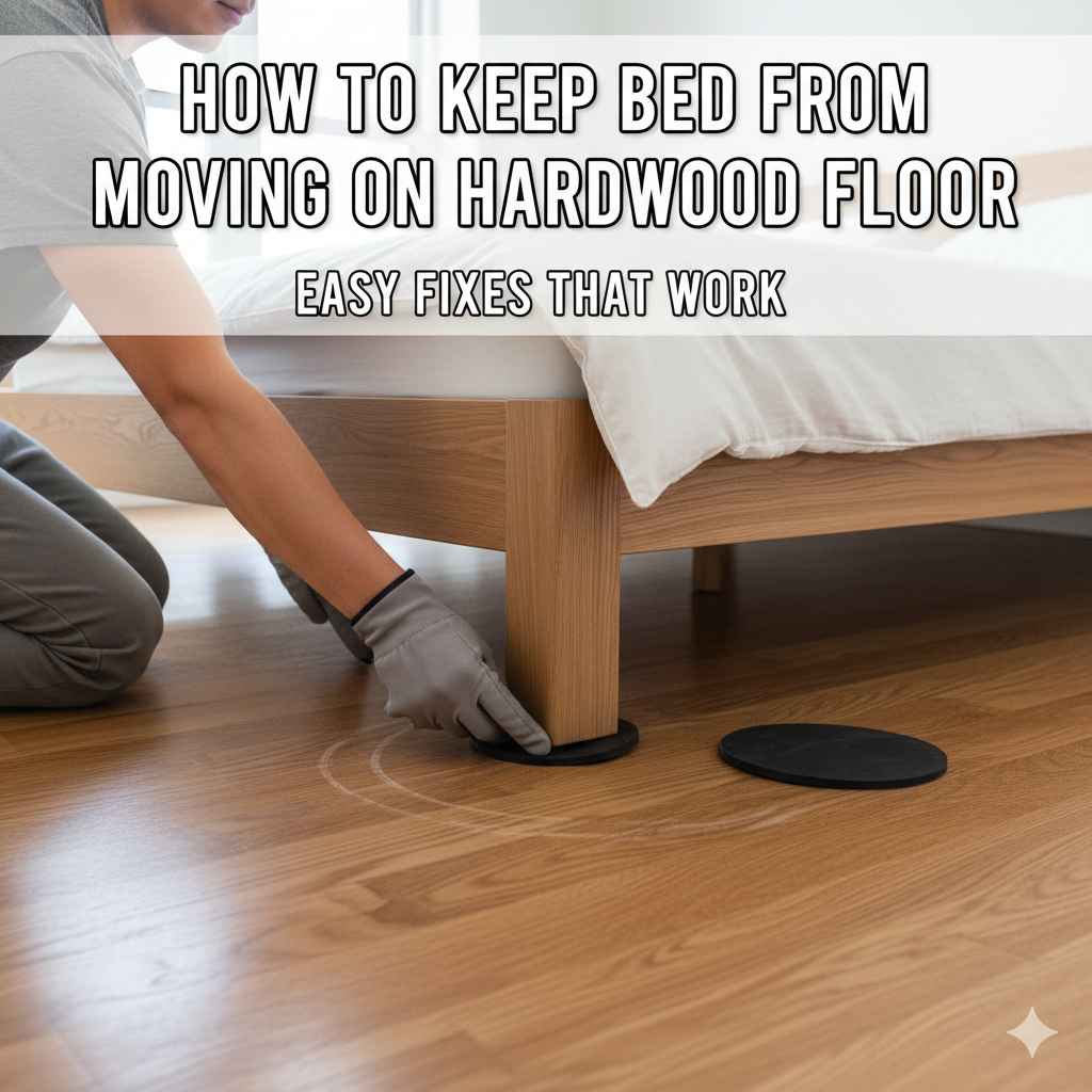 How to Keep Bed from Moving on Hardwood Floor