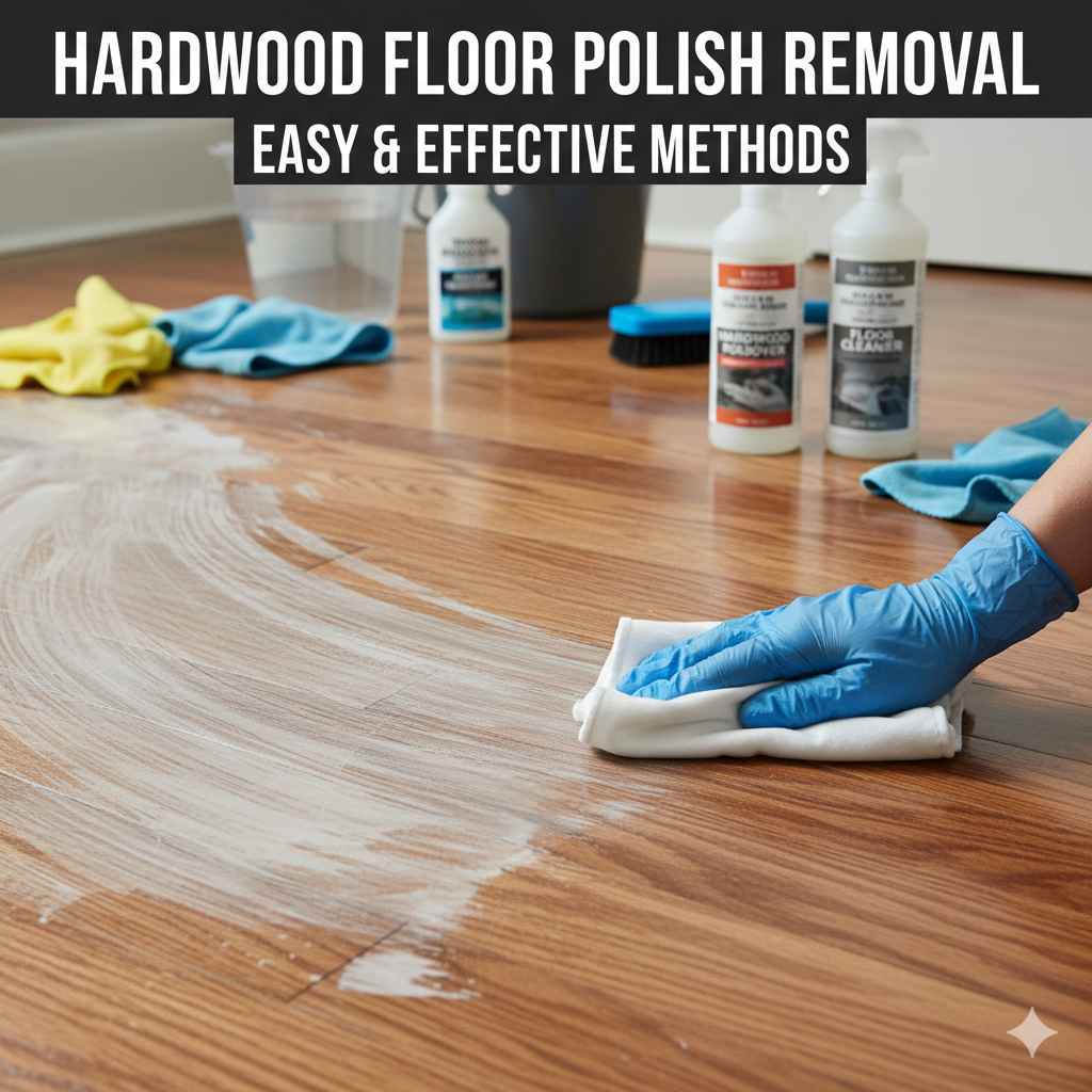 How to Remove Hardwood Floor Polish