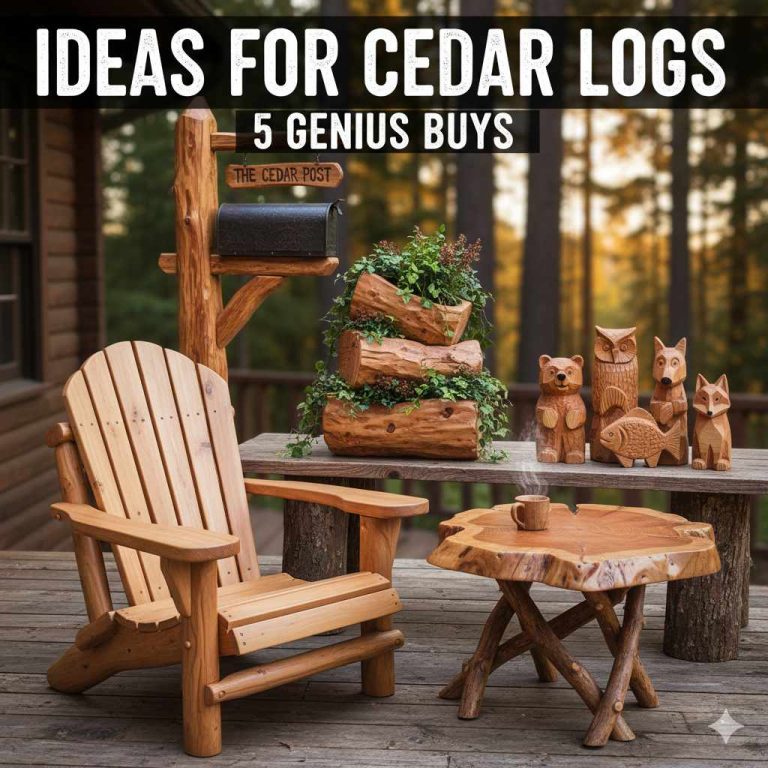 Ideas For Cedar Logs: 5 Genius Buys