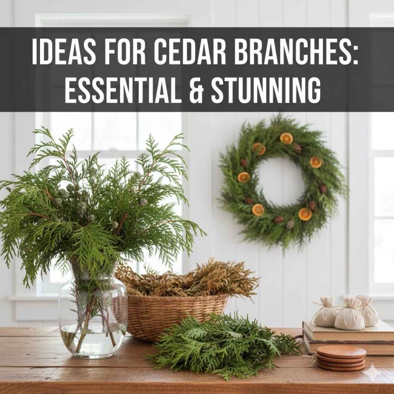 Ideas for Cedar Branches