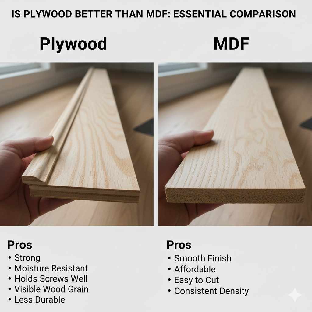 Is Plywood Better Than MDF