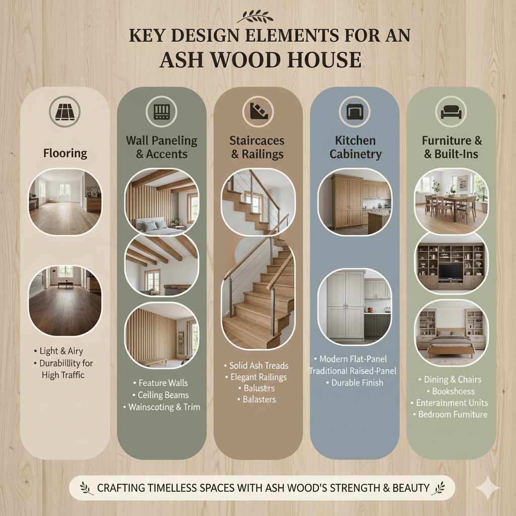 Key Design Elements for an Ash Wood House