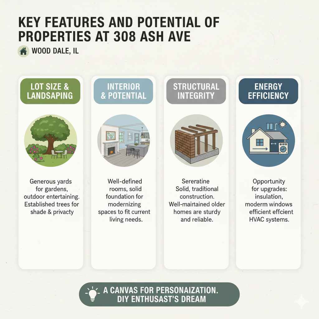 Key Features and Potential of Properties at 308 Ash Ave