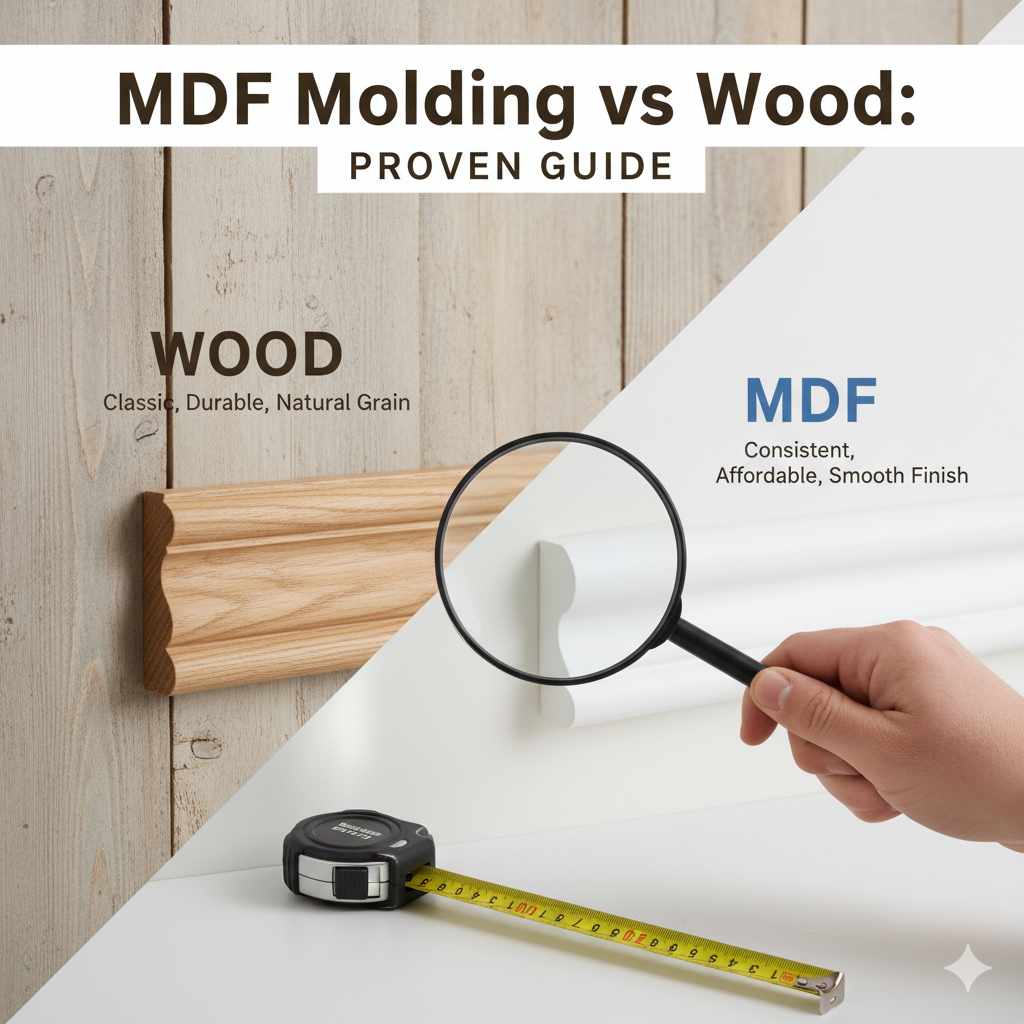 MDF Molding vs Wood: