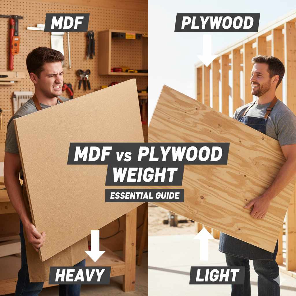 MDF vs Plywood Weight