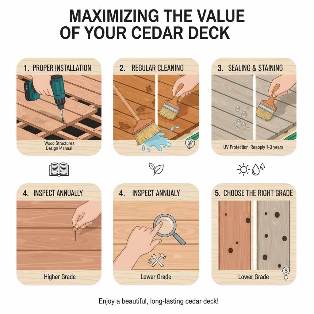 Maximizing the Value of Your Cedar Deck