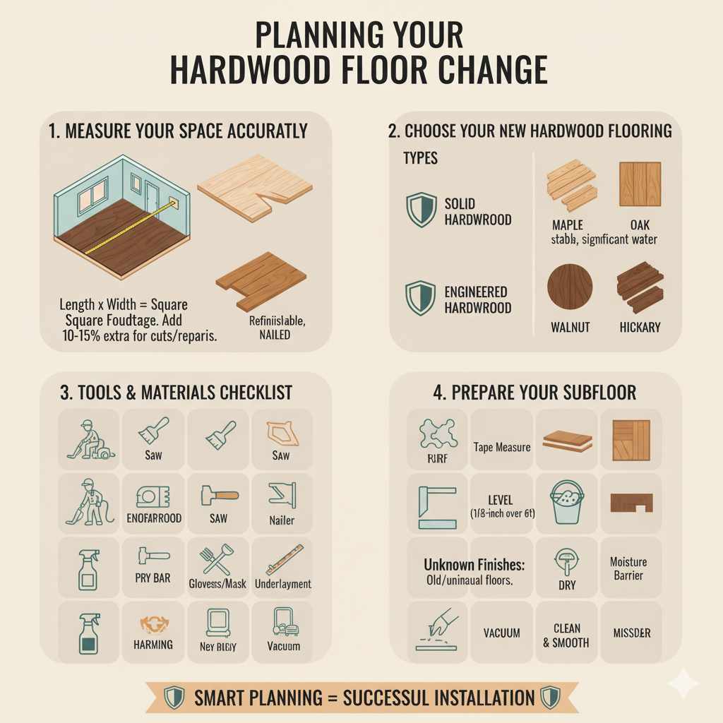 Planning Your Hardwood Floor Change